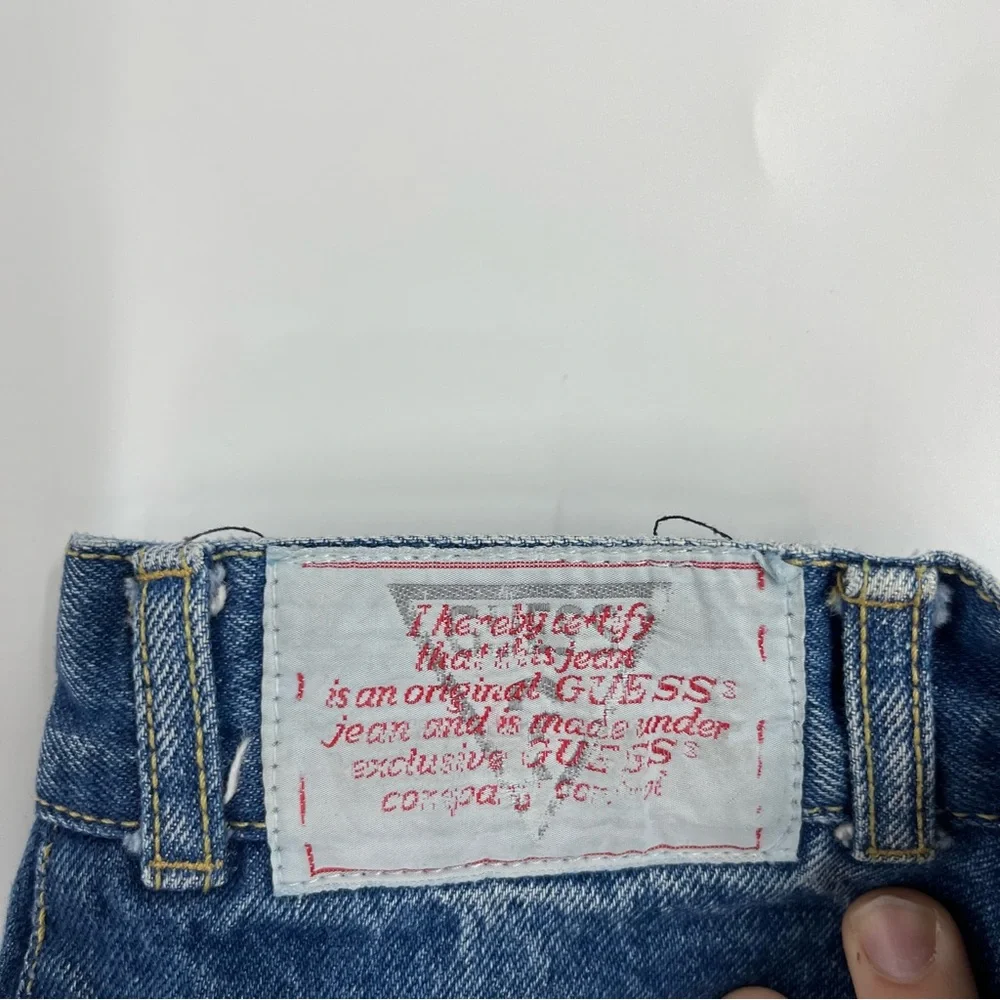 Vintage 80s Guess by Marciano Women’s Size 27 Blue Denim Jeans EUC - Picture 4 of 9